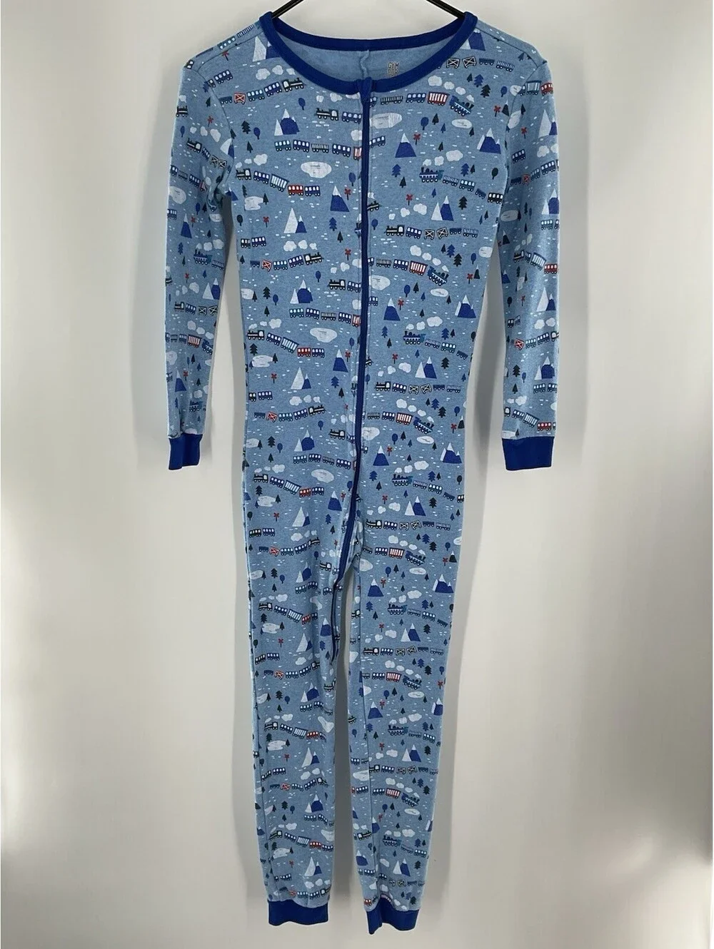 Gymboree Boys Size 14 Train One Piece Pajamas Footless 113